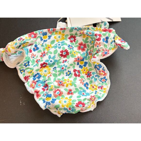 ZARA Floral Swim Diaper Cover Girl Size 12-24 months New with tag UPF 50+ - Picture 2 of 8